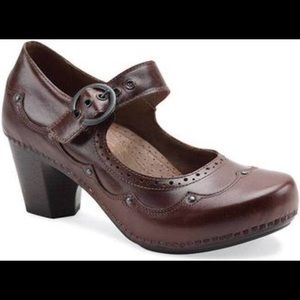 Dansko Brown Leather Mary Jane